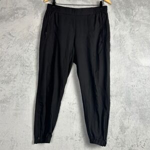 Old Navy Joggers Dry Quick Black Athletic Pants L Casual Training Workout Lounge